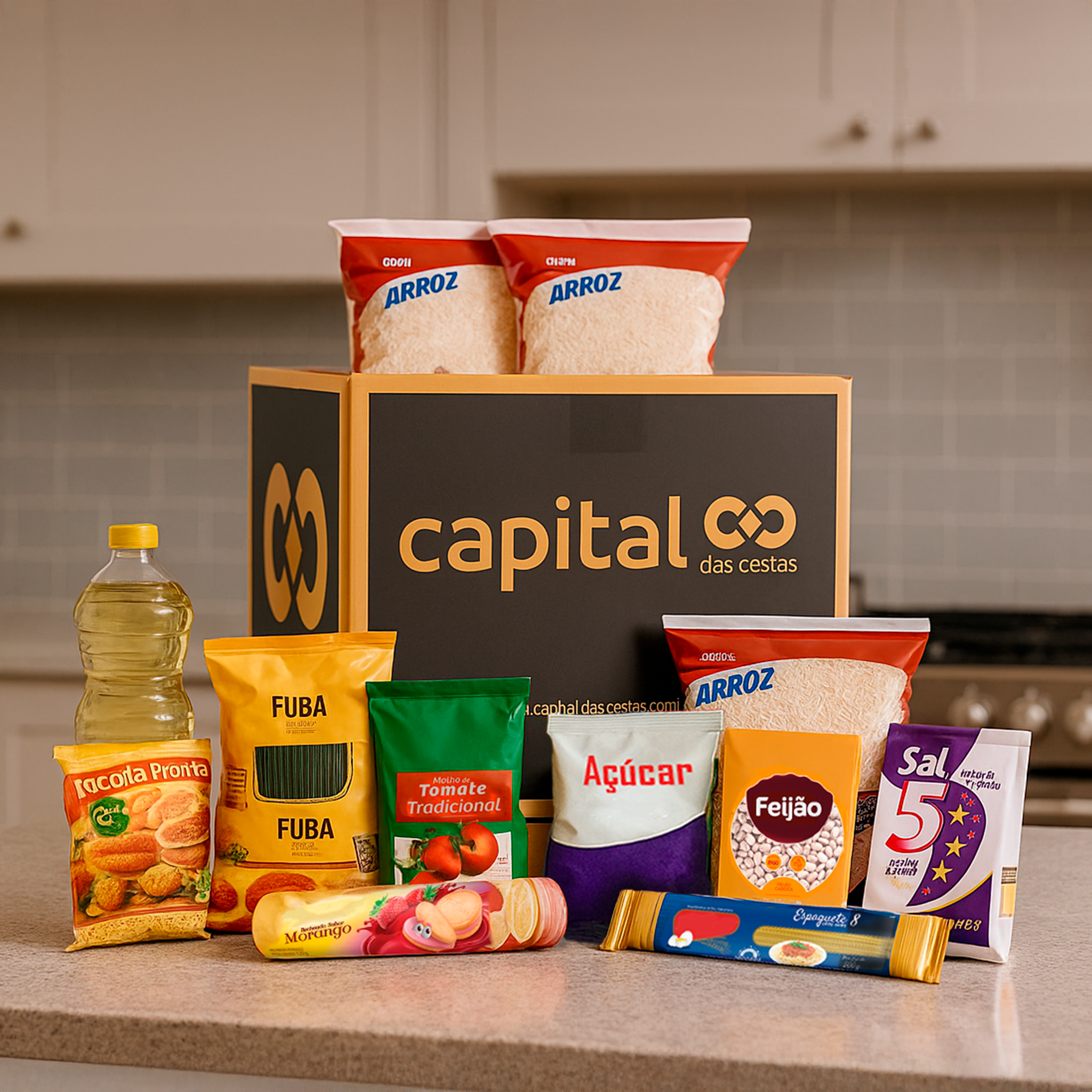 Cesta Modelo Kit Econômica